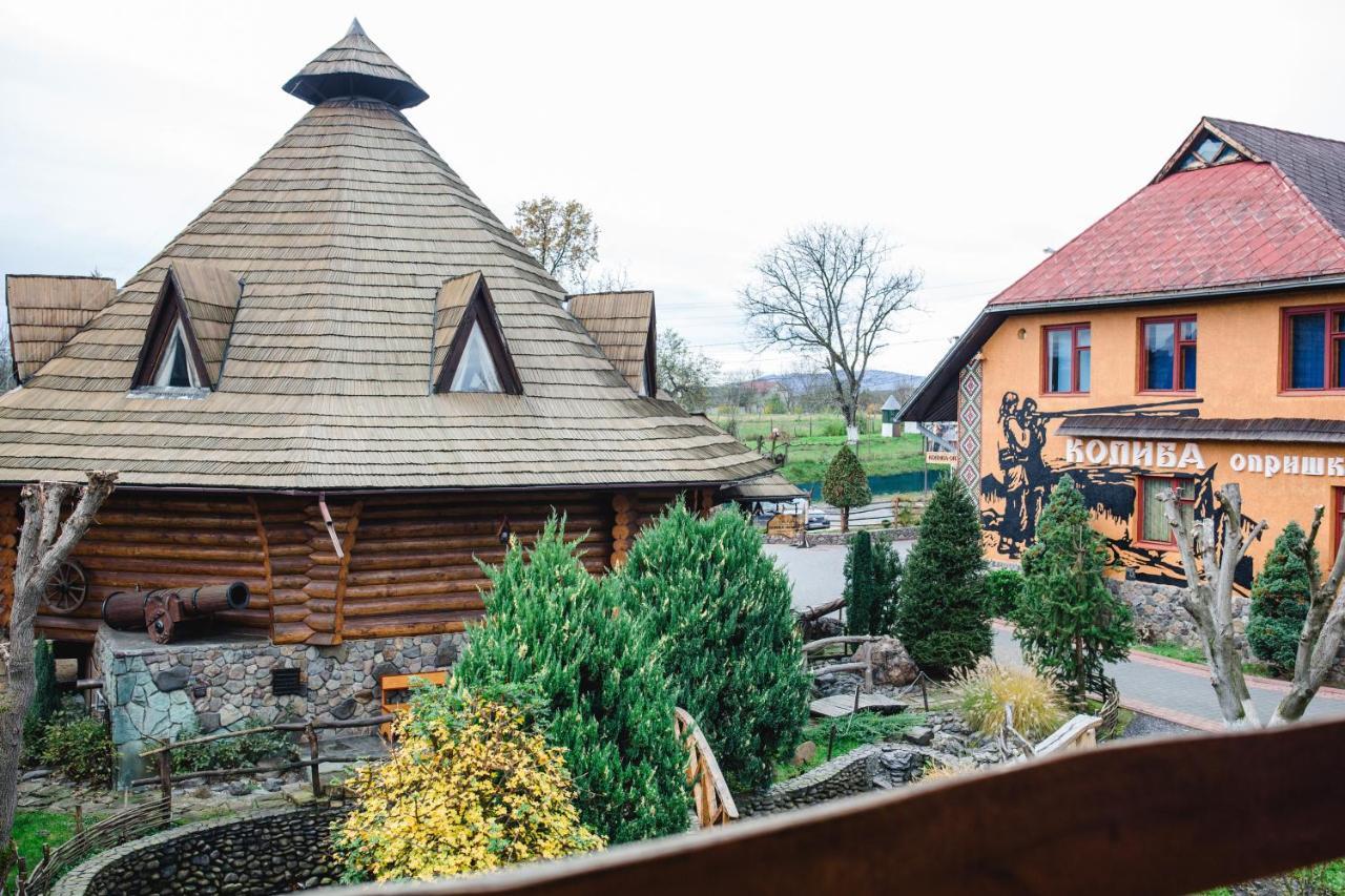 Hotel Kolyba Opryshkiv Nizhneye Selishche Exteriér fotografie